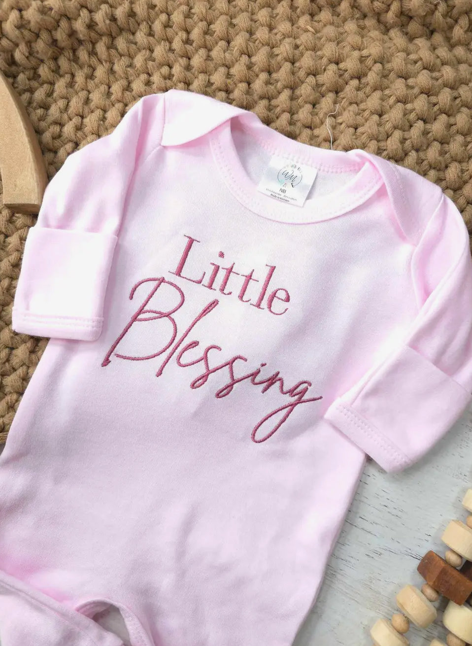 Onesie- Little Blessings Pink