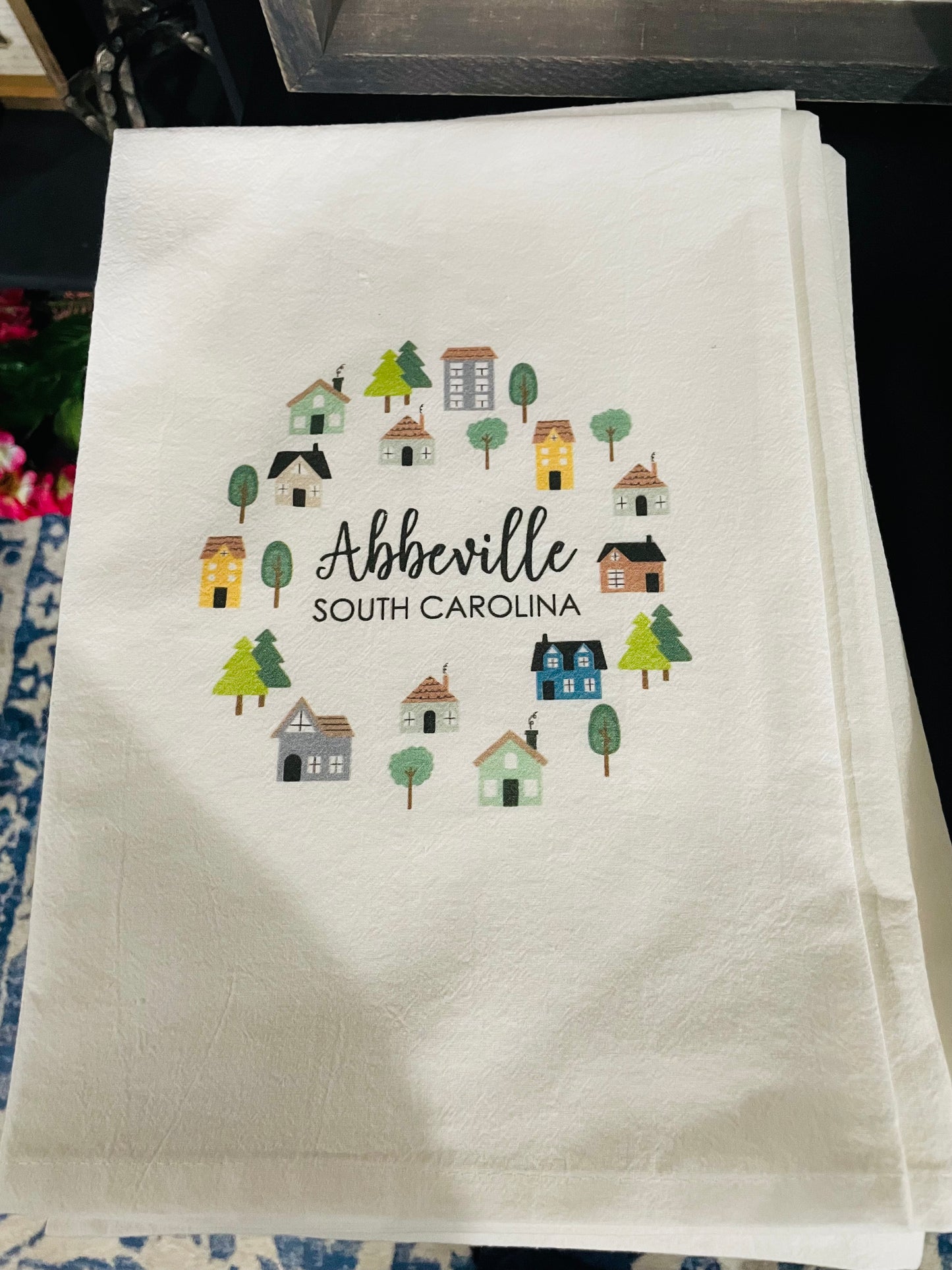 Custom Abbeville Tea Towel