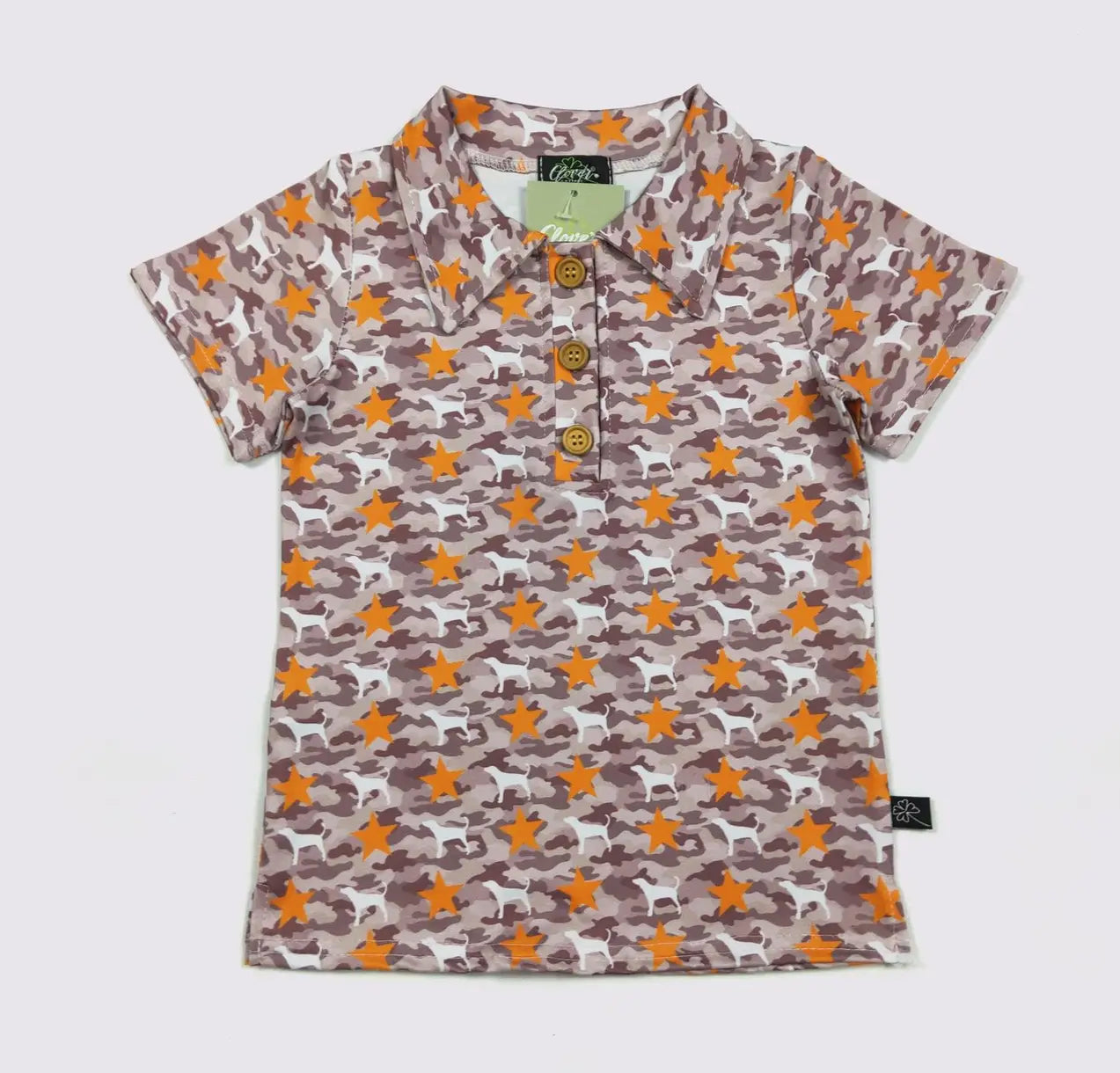 Boys Shirt- Smokey Camo