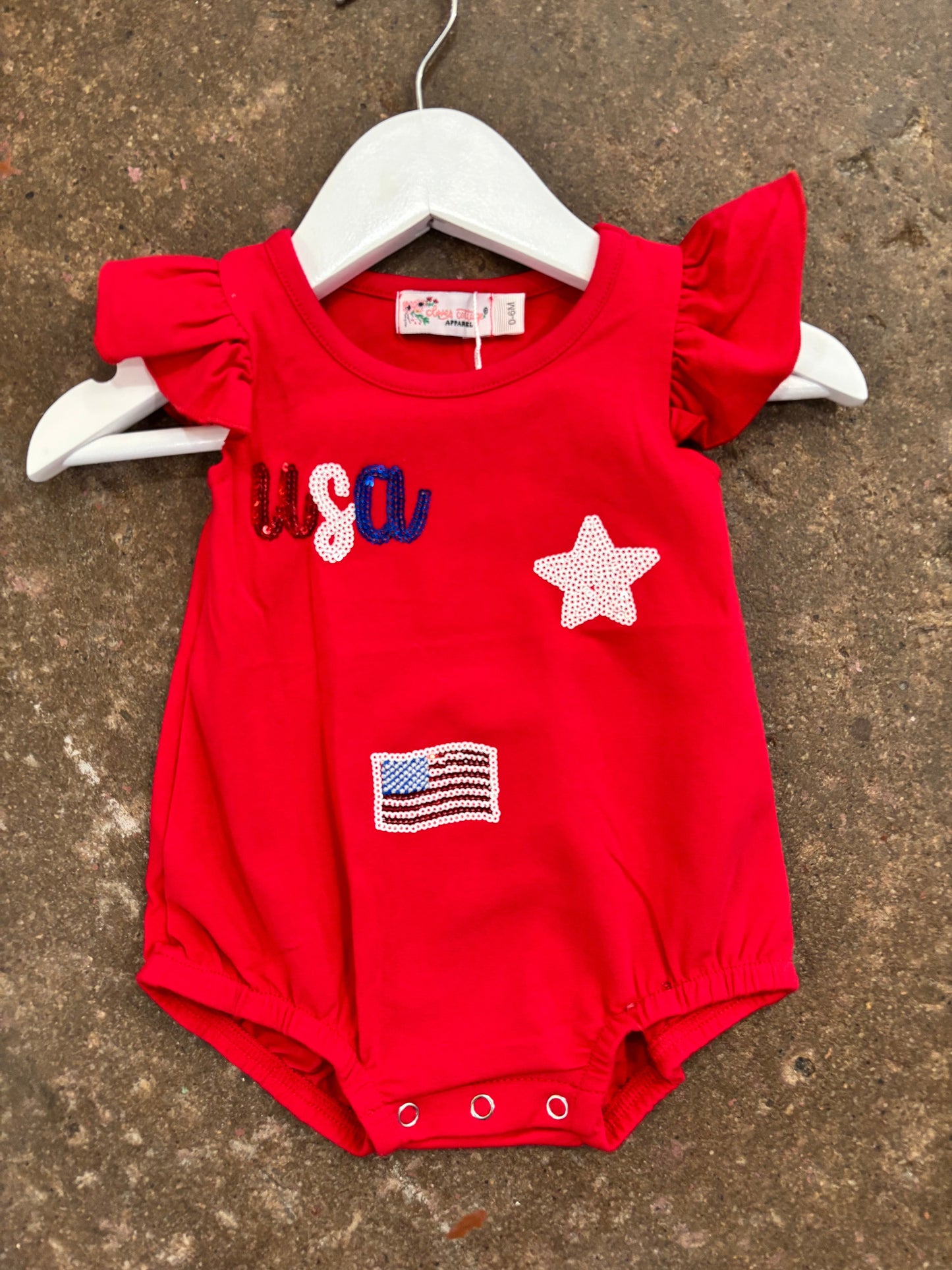 Girls Romper - Sparkle USA