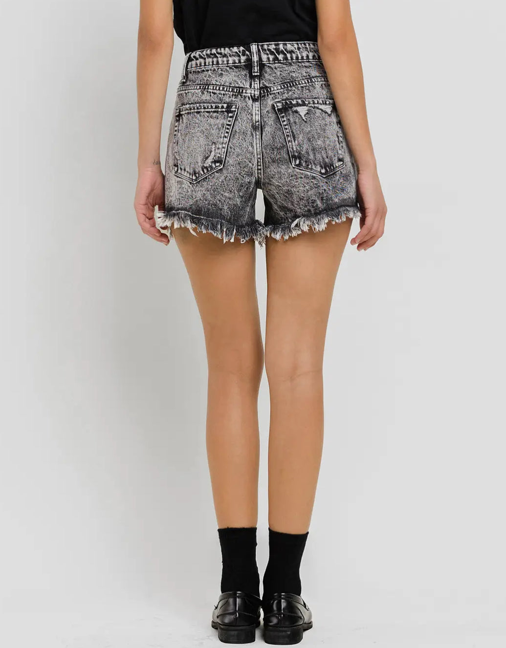 Vervet Sasha Super High Rise Shorts (V2254)