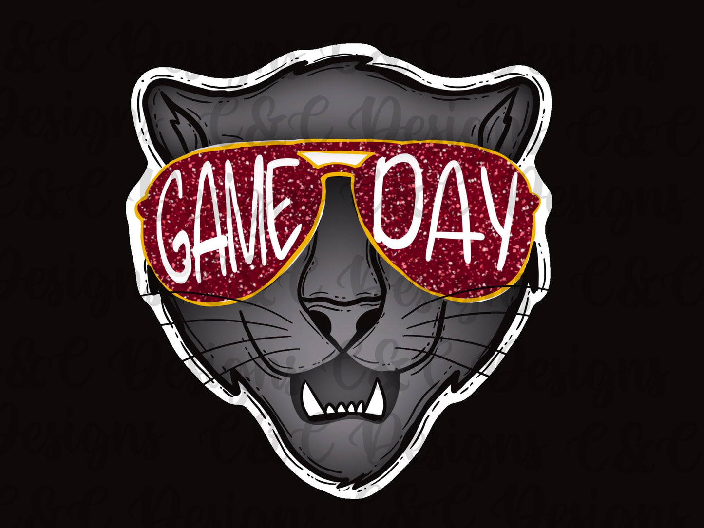 Abbeville Panthers- Game Day Garnet and Gold