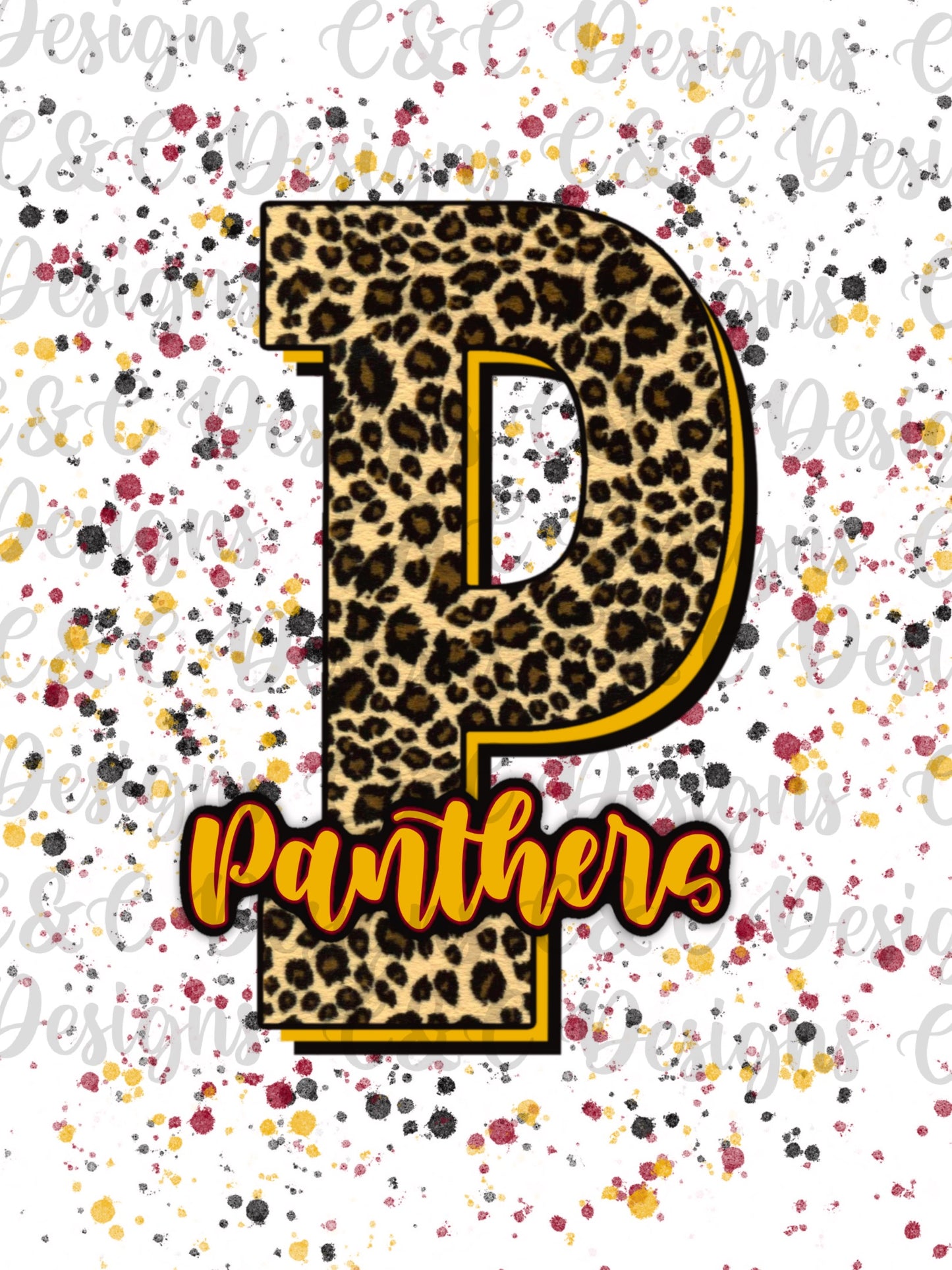 Abbeville Panthers- Panther Splatter
