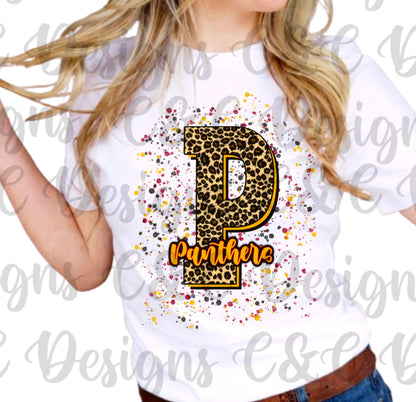 Abbeville Panthers- Panther Splatter