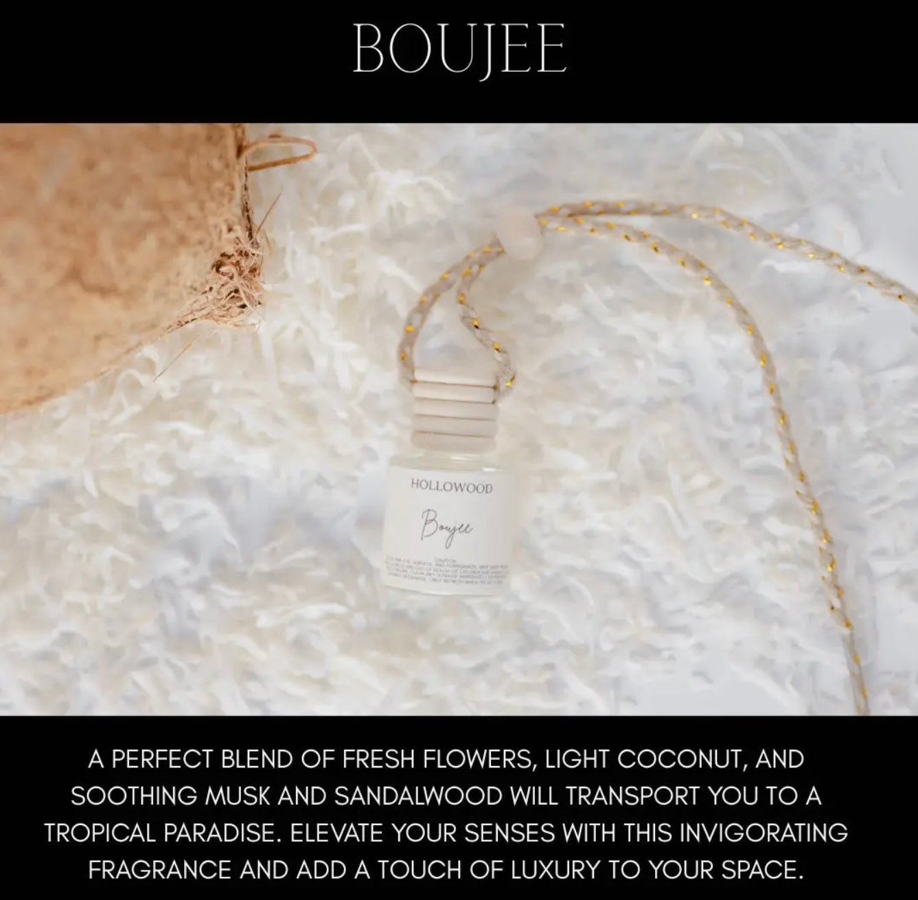 Hollowood Car Diffuser - Boujee
