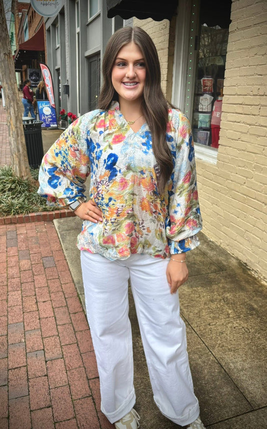 Floral Print Top