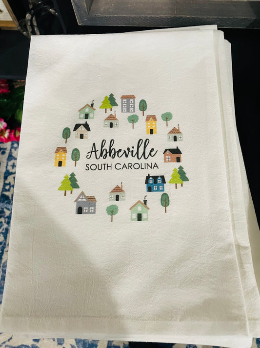 Custom Abbeville Tea Towel