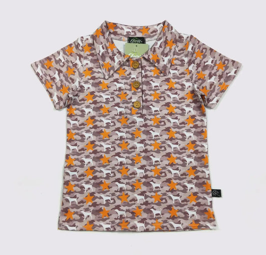 Boys Shirt- Smokey Camo