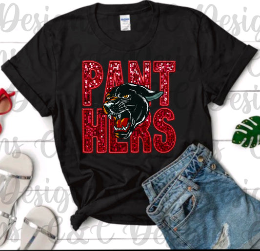 Abbeville Panthers- Glitter Panthers