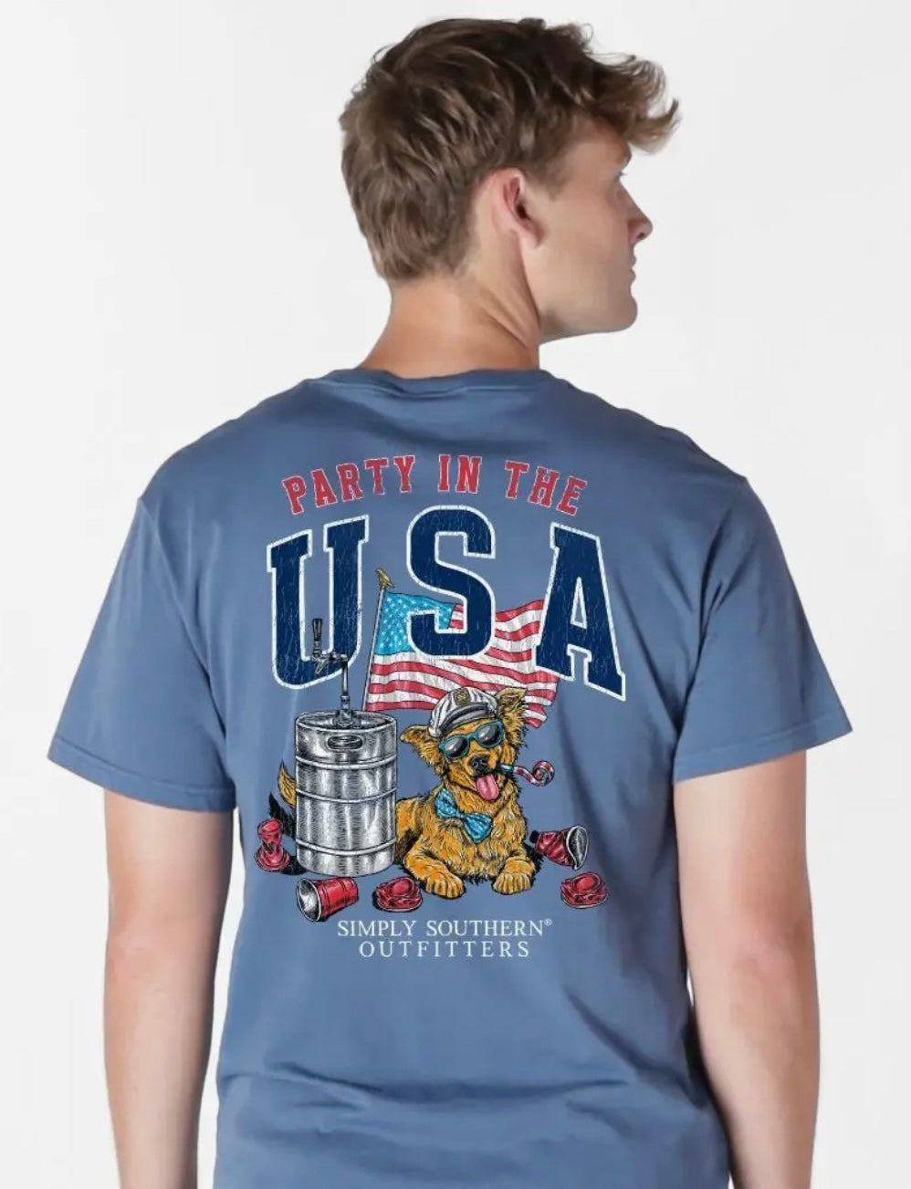 SS Men’s Tshirt-  Party in the USA