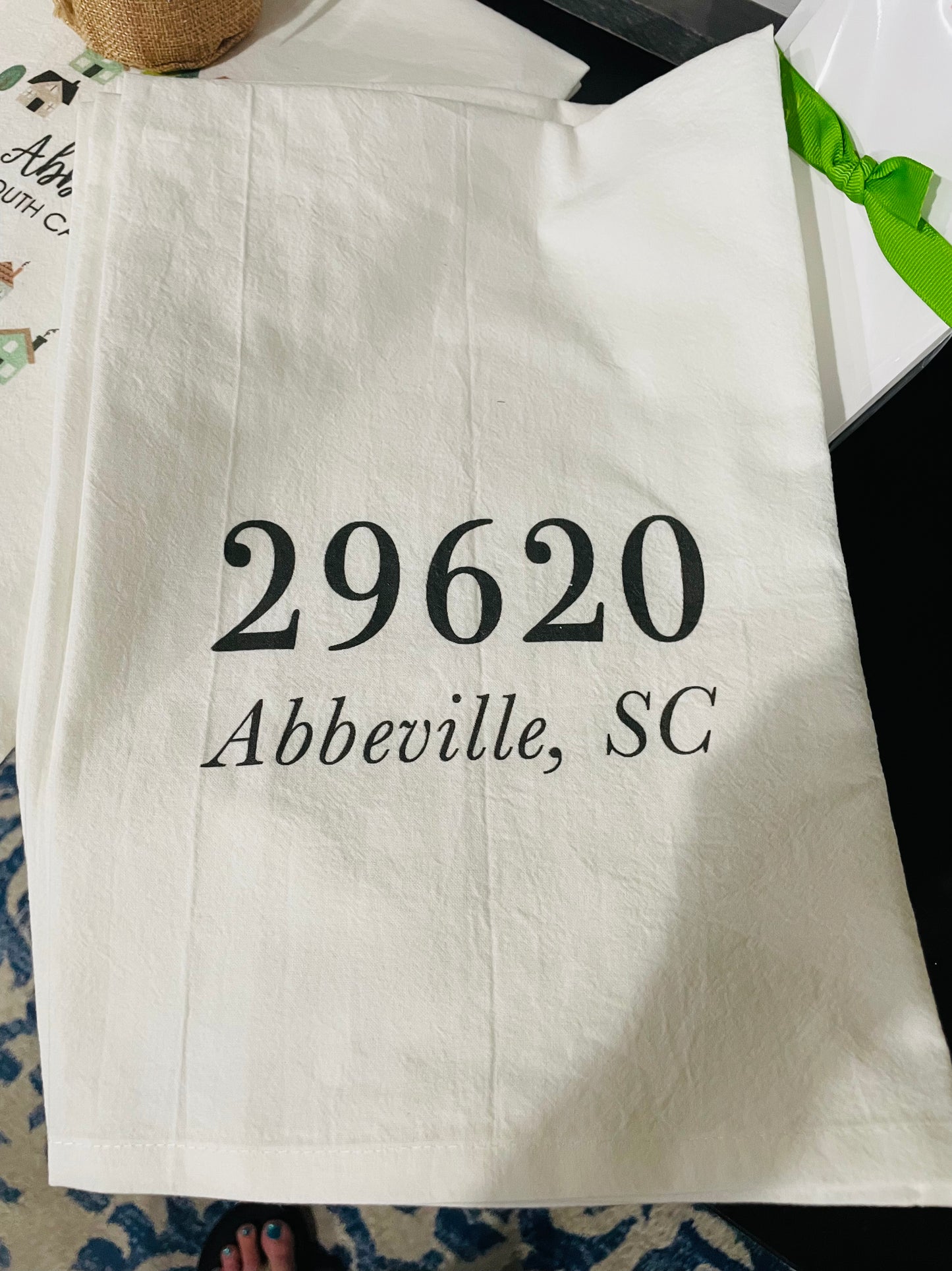 Custom Abbeville Tea Towel