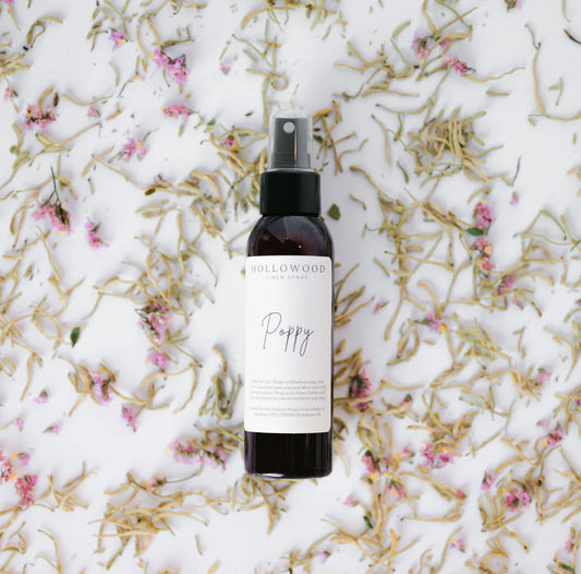 Hollowood Linen Spray- Poppy