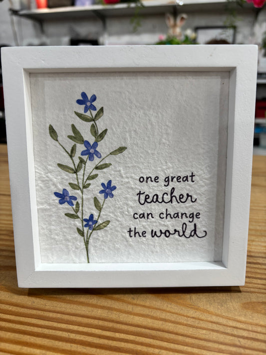 Sign- Great Teacher