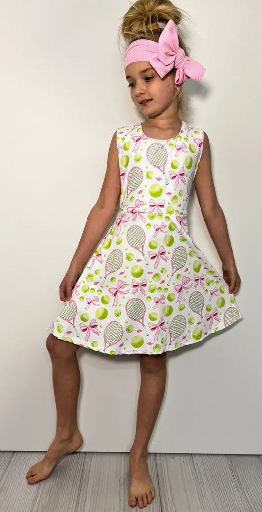 Girls Dress- Preppy Tennis