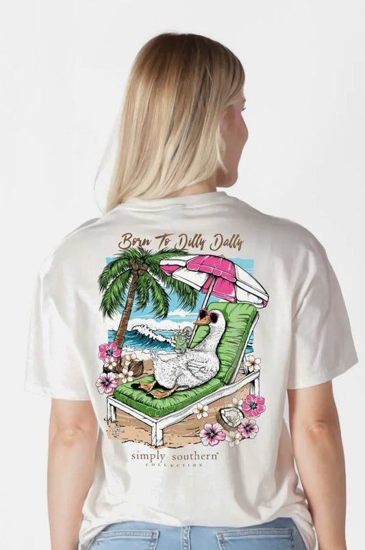 SS Women’s Tshirt- Born to Dilly Dally