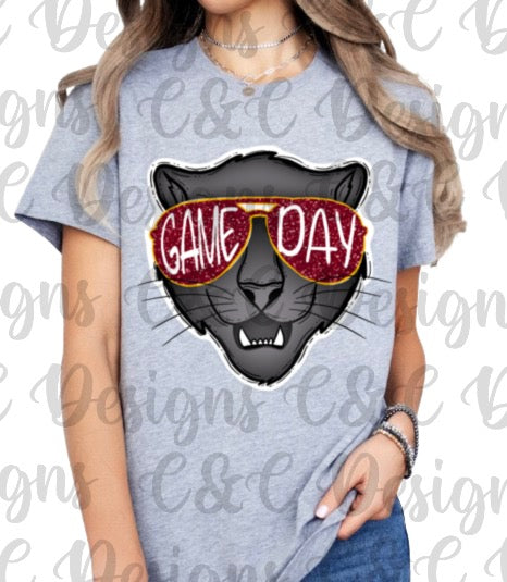 Abbeville Panthers- Game Day Garnet and Gold