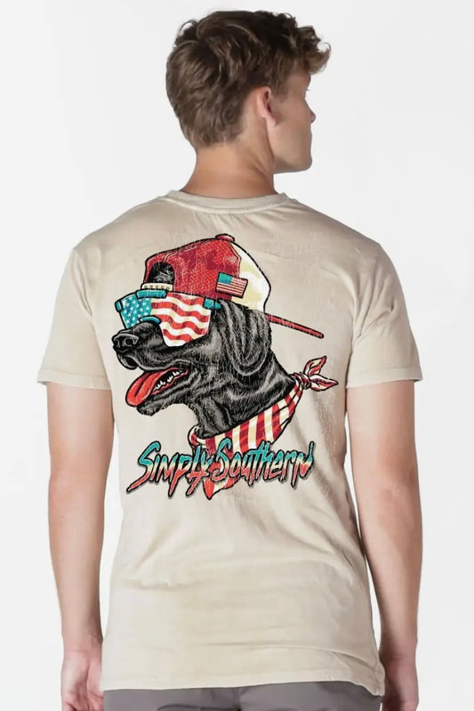 SS Men’s Tshirt- USA Dog