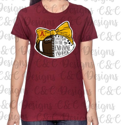 Abbeville Panthers- End Zone Gold