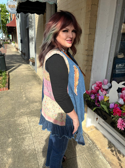 Patchwork Vest