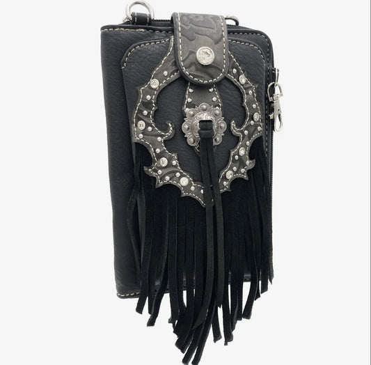 Crossbody Wristlet Wallet