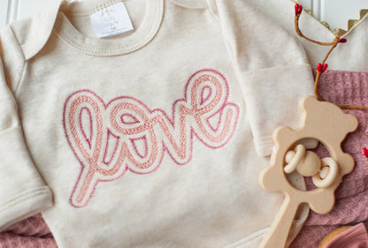 Onesie- Love Pink