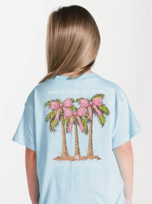 SS Youth Tshirt- Meet Me Under The Palms