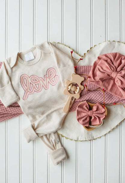 Onesie- Love Pink