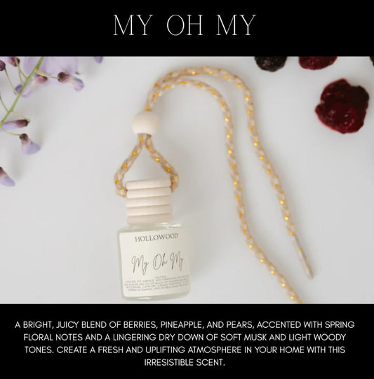 Hollowood Car Diffuser - My Oh My