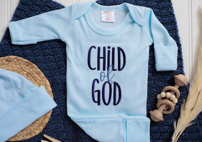 Onesie- Child of God Blue