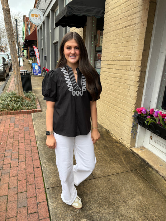 Black & White Top