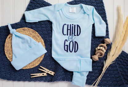 Onesie- Child of God Blue