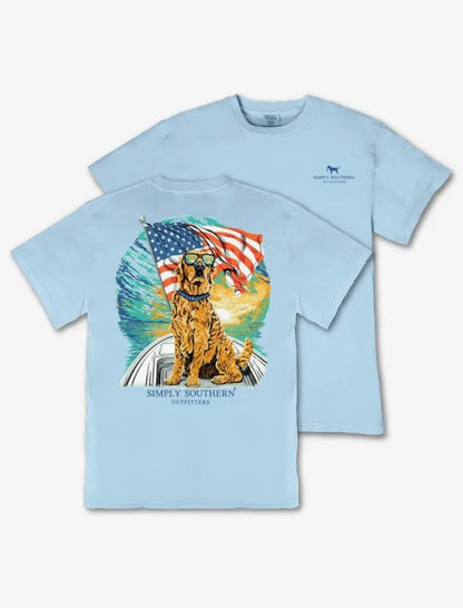 SS Youth Tshirt- American Dog