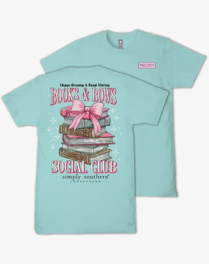 SS Women’s Tshirt- Books & Bows