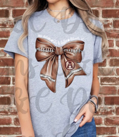 Abbeville Panthers- Football Bow