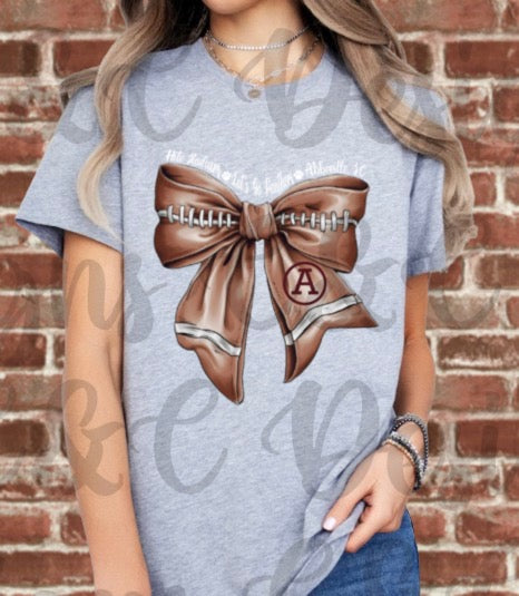 Abbeville Panthers- Football Bow