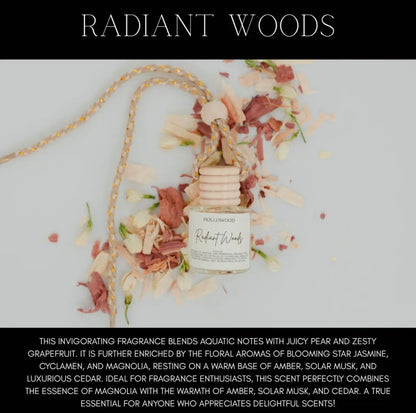 Hollowood Car Diffuser - Radiant Woods