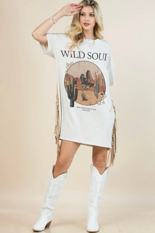 Wild Soul Western T-shirt Dress