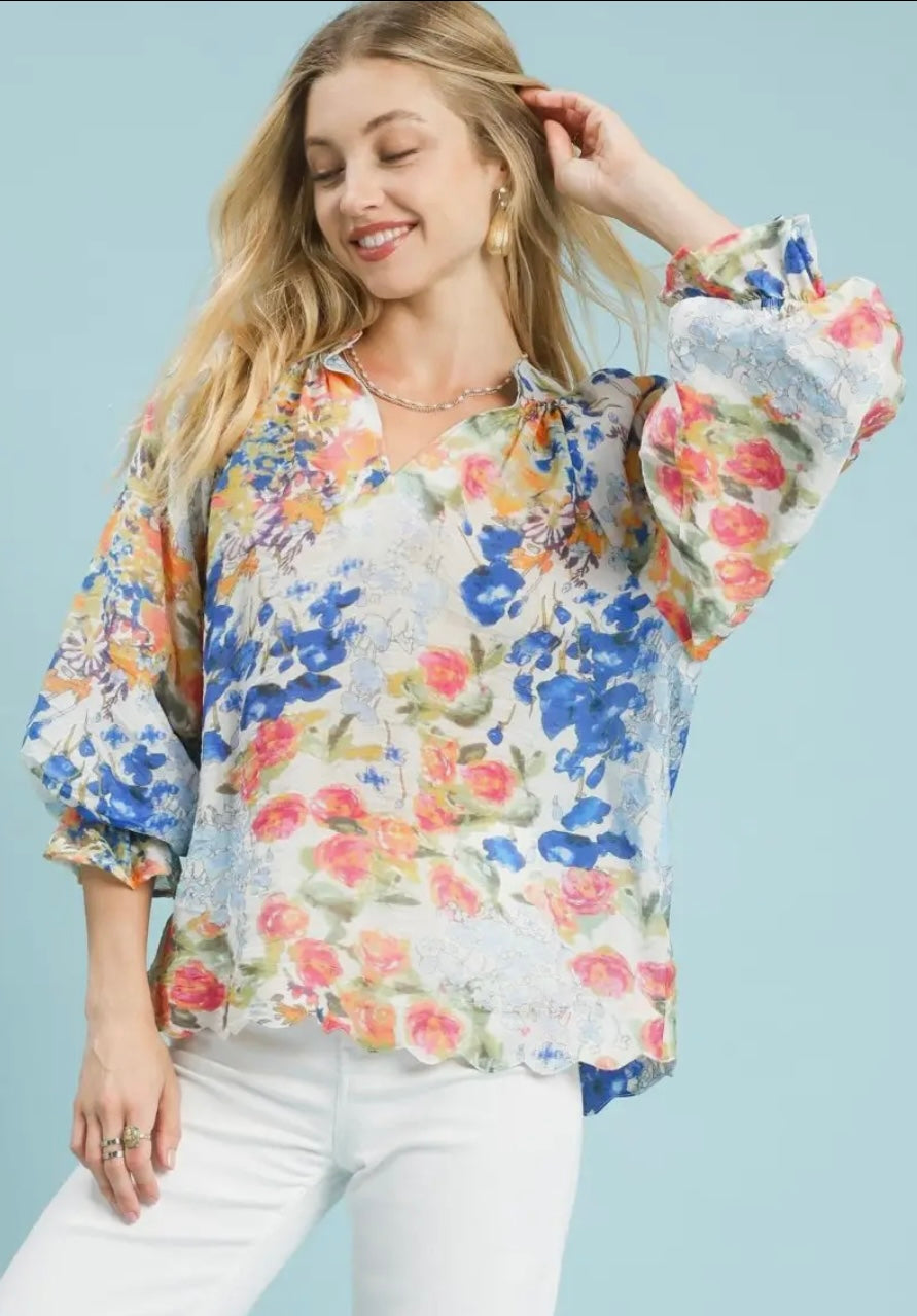 Floral Print Top