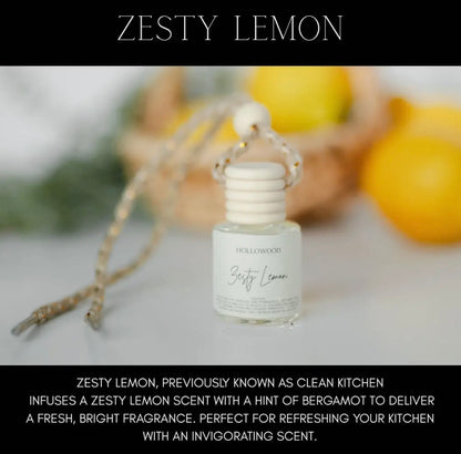 Hollowood Car Diffuser - Zesty Lemon