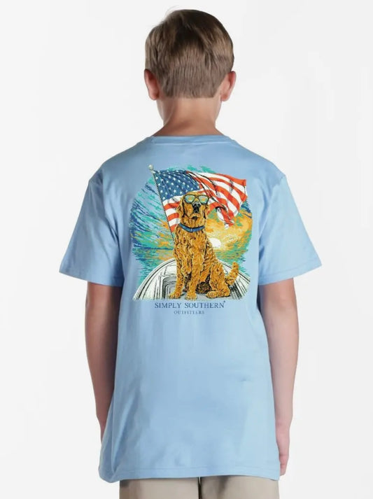 SS Youth Tshirt- American Dog