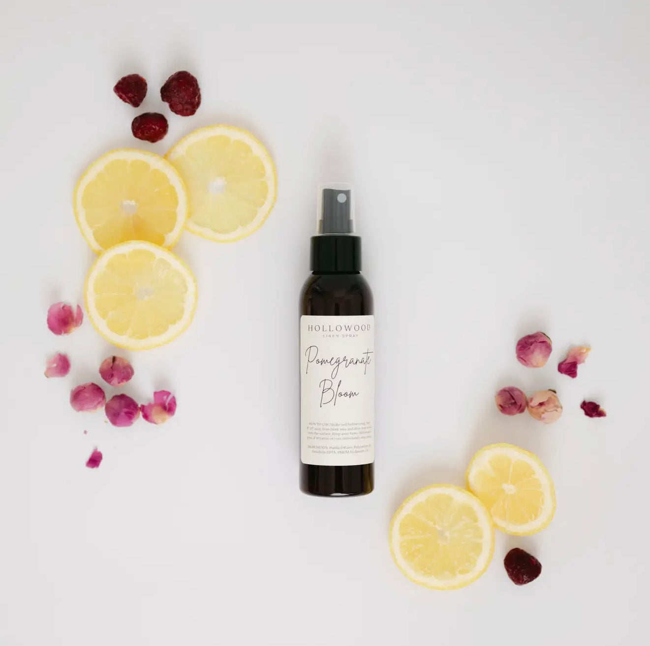 Hollowood Linen Spray- Pomegranate Bloom