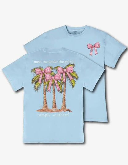 SS Youth Tshirt- Meet Me Under The Palms
