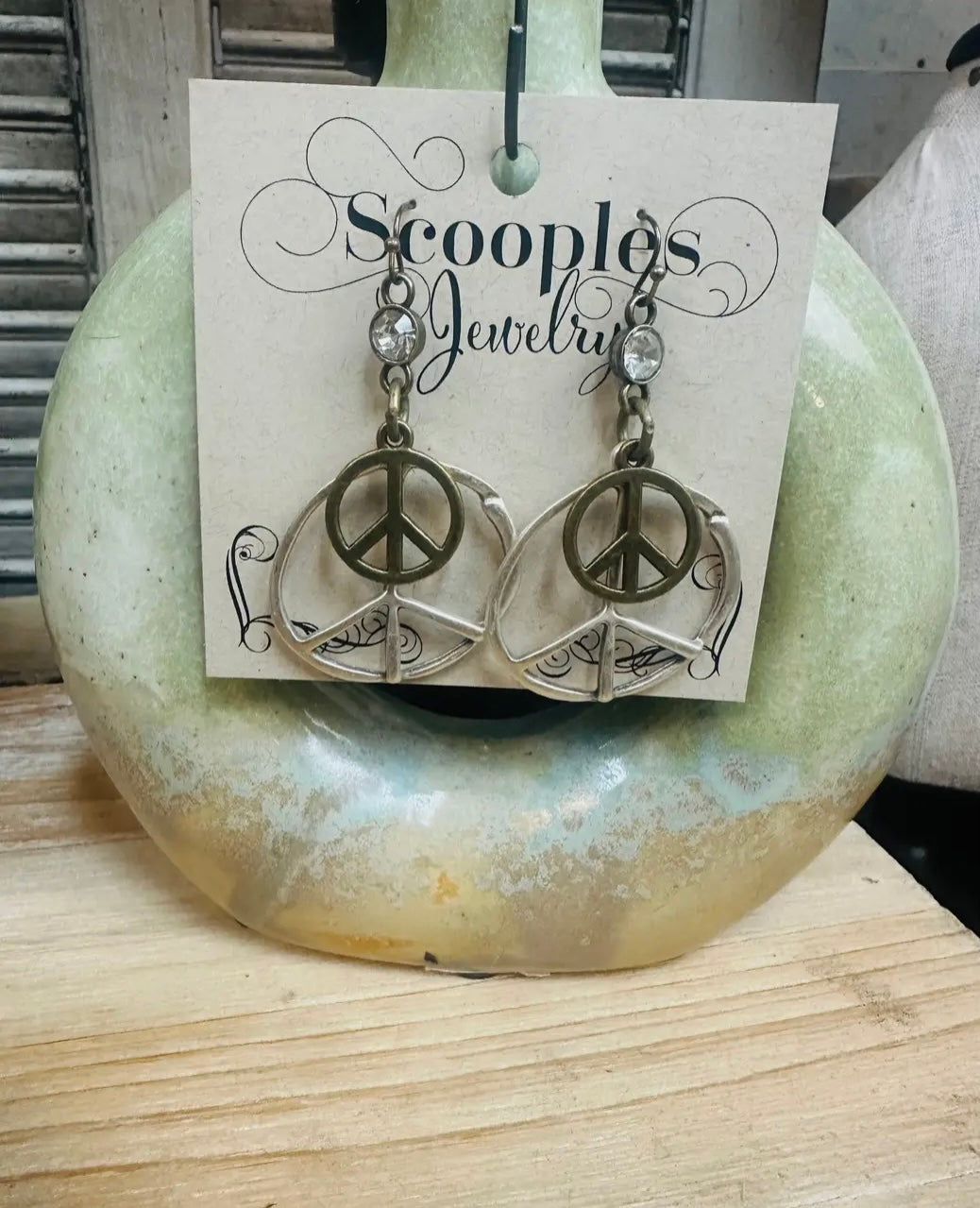 Scooples- Gypsy Peace Earrings (#8)