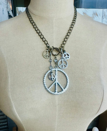 Scooples- Gypsy Peace Necklace (#4)