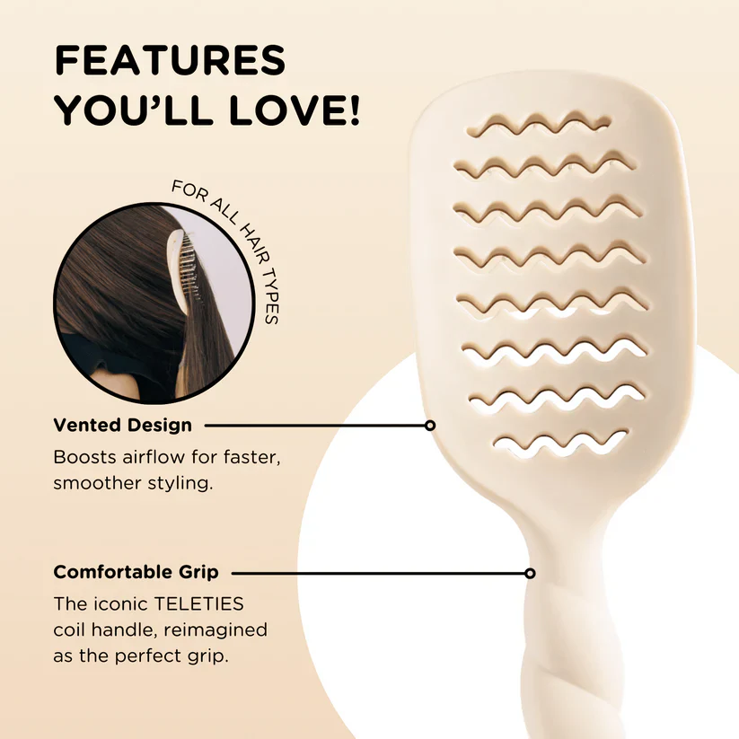 Teletie Vented Brush