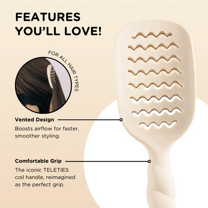 Teletie Vented Brush