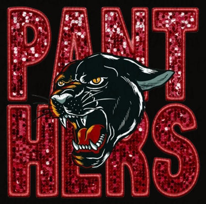 Abbeville Panthers- Glitter Panthers