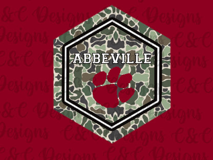 Abbeville Panthers- Abbeville Camo
